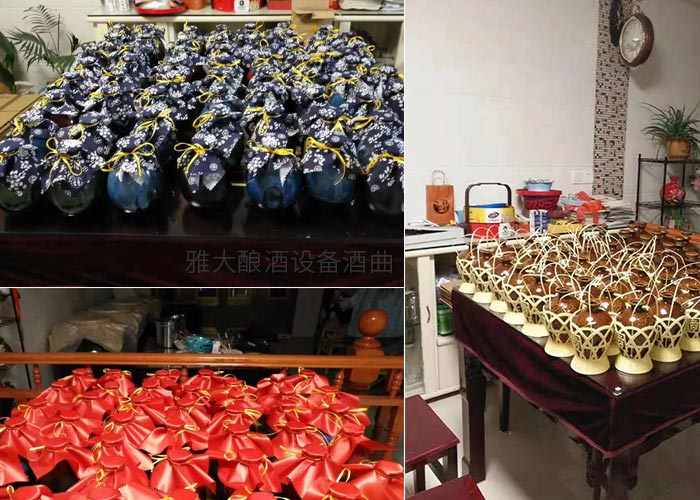 12-潘姐用釀酒新設備做酒半年，通過朋友圈快速打開當?shù)鼐剖袌觯?